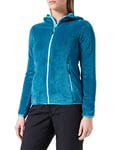 CMP - Veste polaire Highloft pour femme avec capuche fixe, Amarante, S