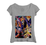 T-Shirt Femme Col Echancré Dragon Ball Z Trunks Capsule Z Anime Manga Japon