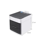 Mini USB Air Cooler Portable Air Conditioner Humidifier Purifier 7 Color Light Desktop Air Cooling Fan Air Cooler Fan for office 170 * 160 * 145mm-Air_cooler