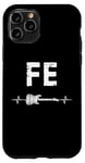 Coque pour iPhone 11 Pro Fe Guitare Battement De Coeur Musique Guitariste