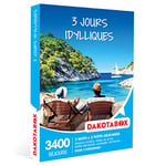 Dakotabox - Coffret cadeau 3 jours idylliques - Idée cadeau voyage romantique - Deux nuits avec petits-déjeuners pour 2 personnes