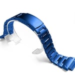 Tiera Casio DW5600 stålklockarmband blått