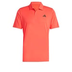 adidas Men's Club Tennis Climacool Polo Shirt, Semi Lucid Red, L