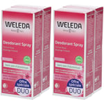 WELEDA Déodorant Spray à la Rose Musquée 2x200 ml