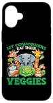 iPhone 16 Plus Funny Zoo Keeper My Coworkers Eat Their Veggies Case