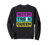 Womens Mexican Train Queen Dominoes Queen Sweatshirt