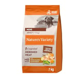 Nature's Variety Selected - Croquettes pour Chiens Adultes de Petit Race - Sans céréales - avec du Poulet élevé en plein air déssossé - 7kg