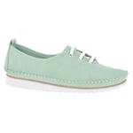 Andrea Conti Lacets pour Femme Basket, Vert Pastel, 36 EU