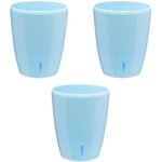 Lot de 3 pots pour orchidées avec réserve d'eau - Orchidea bleu 2 litres