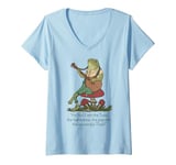 Womens Wind in the Willows Toad Quote Kenneth Grahame Cottagecore V-Neck T-Shirt