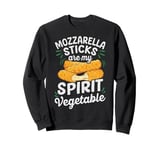 Mozzarella Stick Cheese Design for a Mozzarella stick fan Sweatshirt