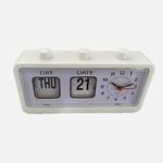 Mechanical Alarm Clock Novelty Flip Clock Desktop Digital Clock with2671