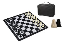 Rollable Chess Set with Carrying Bag - Brettspill fra Outland