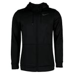 Nike CU6231 M NK TF HD FZ Sweatshirt Mens Black/Dark Grey M