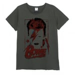 Amplified Womens/Ladies Aladdin Sane David Bowie T-Shirt - M