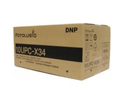 DNP Fotolusio 10UPC-X34 Papier + Ruban pour 300 tirages photo d&#39;identité