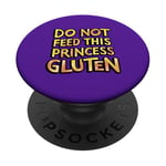 Royal Gluten-Free Do Not Feed This Princess Gluten Dietary PopSockets Adhesive PopGrip