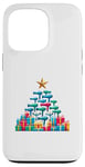 Coque pour iPhone 13 Pro Christmas Tree Sèche-cheveux Coiffure Coiffeur Coiffeuse