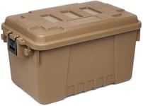 Plano Coffre de sport – Petit coffre de rangement, PLAT16, marron désert, organisateur de coffre, malle robuste, empilable, durable, coffre de rangement militaire, coffre de rangement extérieur,