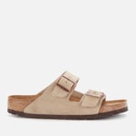 Birkenstock Men's Arizona Sfb Suede Double Strap Sandals - Taupe - EU 43/UK 9