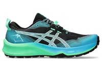 Asics Homme Gel-Trabuco 12 Sneaker, Black Bright Cyan, 46.5 EU