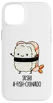 Coque pour iPhone 14 Plus Jeu de mots amusant Sushi A-Fish-Cionado