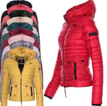 EIJFKNC Manteau Femme Coton Paddedd Léger Chaud Pardessus Manteau Casual Solide Veste Femmes Parkas Survêtement, Jaune, M