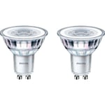 6 stk Philips Classic GU10 spotpære, 2-pak, 3,5W 