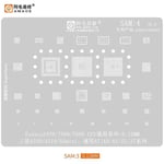 Pochoir De Reballage Sam 1-17 Bga Sam13 Sam14 Pour Samsung A70 A80 A90 Note Exynos7870 9611,Puissance Ic Audio Cpu Maille En Acier En Étain - Type Sam4