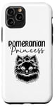 Coque pour iPhone 11 Pro Poméranie Princesse Poméraniens Pom Dog