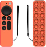 Trolsk Grip Case (Siri Remote gen 2) - Oransje