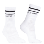 Gorilla Wear Crew Socks, White