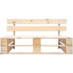 Vidaxl - Banc palette de jardin bois