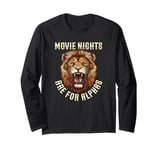 Movie Nights Are for Alphas & Lion Leadership Long Sleeve T-Shirt