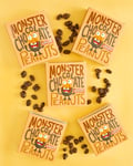 Monster Peanuts & Sugar Free Chocolate 5x70g - FEMPAKNING