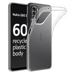 32nd Clear Gel Series - Transparent TPU Case Cover For Nokia G60