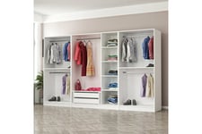 Fruitland Garderobe 315 cm - Hvit Garderobeskap & klesskap