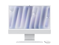 Apple iMac 24" (October 2024)  4.5K Retina display  M4 chip 8CPU/8GPU  16GB RAM  256GB SSD  Silver