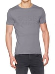 Hugo Boss T-shirt men's grey/blue size XL - made in Portugal