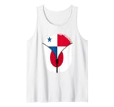 Panama Japan Zipper - Panamanian Japanese Flag Tank Top