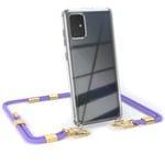 Easy Case for Samsung Galaxy A71 phone case with strap chain