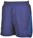 Arena Fundamentals Logo R Junior Boys Beach and Pool Boxer Shorts, Maillot de Bain en Tissu Doux Recyclé à Séchage Rapide, Boxer de Plage avec Slip Intérieur en Maille