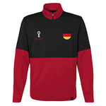 Official Fifa World Cup 2022 Quarter Zip Pull Over, Youth, Germany, Age 13-15