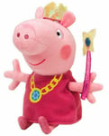 LICENSED TY PEPPA PIG PRINCESS PEPPA BUDDY 10" SOFT TOY PLUSH 96234