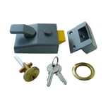 Asec Nightlatch Non-Dead 60mm PB-DMG (AS1721)