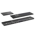 Twelve South MagicBridge Extended | Connecte Apple Magic Trackpad 2 à Apple Magic Keyboard avec pavé numérique - Trackpad et Clavier Non Inclus, Noir