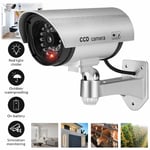 Dummy Indoor Fake Imitation CCTV Security Camera Outdoor W/Blinking LED