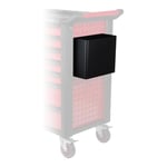 RACINGline waste bin, black