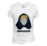 T-Shirt Homme Col V Empereur Dark Sidious Trump Parodie Film Series Président