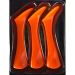 Headbanger Shad 22 cm Replacement Tails Fluo Orange 3-pack